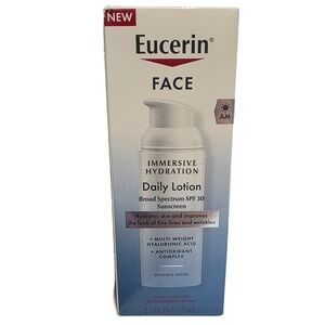 Eucerin Face Immersive Hydration Daily Lotion Broad Spectrum SPF 30 Sunscreen